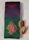 Purple & Dark Green Kuppadam Pattu Saree