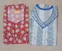 Combo of 2 Cotton Flroal Nighties - free size