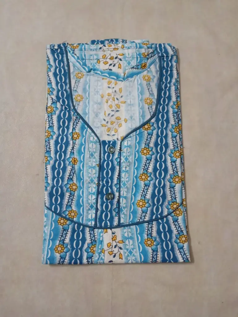 Cotton Floral Nighty - XXL