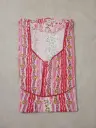 Cotton Pink Floral Nighty - free size