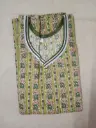 Green Color Kaftan Model Nighty 