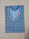Dark Blue Color Kaftan Model Nighty