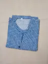 Blue Color Straight Cut Top - XXL