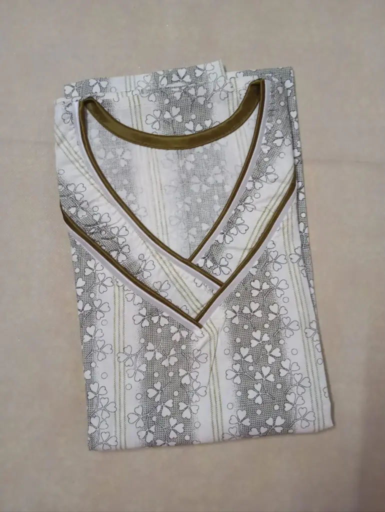 Cotton floral Nighty - free size
