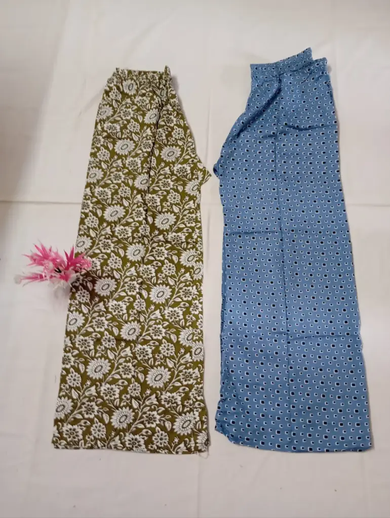 Combo Offer Cotton Floral Plazo Set   - XL