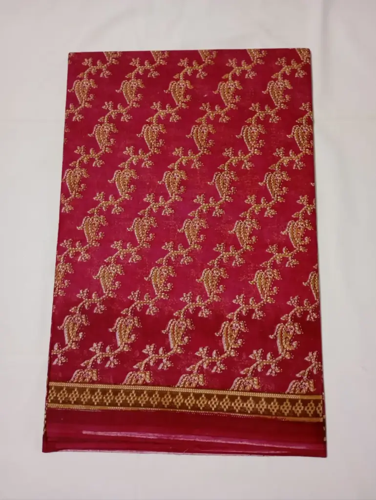 Regal Pink Soft Cotton Saree 