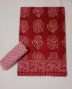 Radiant Pink Color Cotton Saree With Blouse
