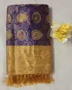 Royal Blue & Gold Fancy Pattu Saree 