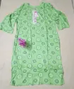 Light Green Cotton Printed Kurti