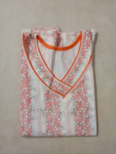 Cotton floral Nighty - free size