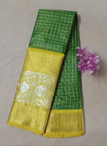 Big Zari Border Fancy Pattu Saree