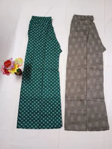 Combo Offer Cotton Floral Plazo Set   - XL