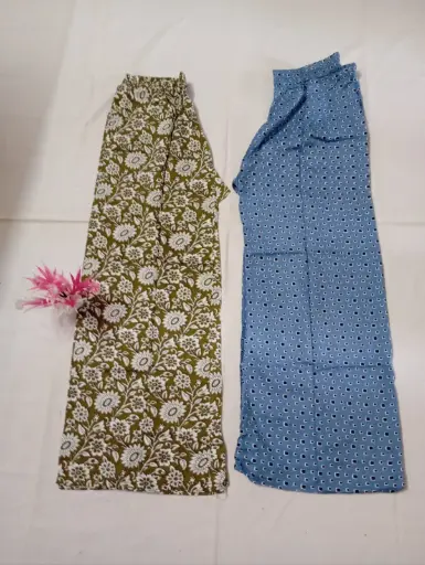 Combo Offer Cotton Floral Plazo Set   - XL
