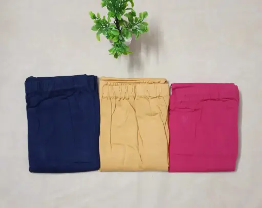 Summer Special Combo Offer Cotton Leggings - L Size