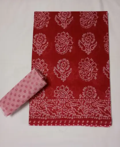 Radiant Pink Color Cotton Saree With Blouse