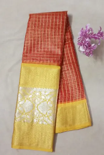 Big Zari Border Fancy Pattu Saree